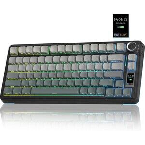 AULA S75 Wireless Gaming Keyboard Mechanical 75% Hot Swap Tri-Mode RGB Backlit